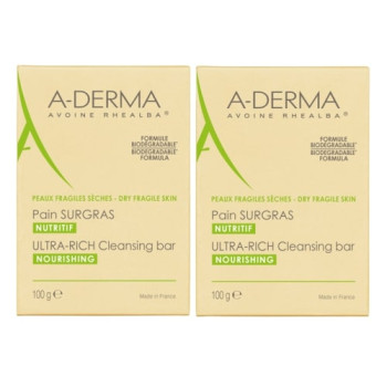 Pain Surgras Nutritif Duo 2x100g A-Derma