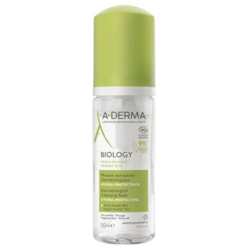 Biology Mousse Nettoyante Dermatologique Hydra-protectrice 150ml A-Derma
