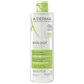 Biology Eau Micellaire Dermatologique Hydra-nettoyante 400ml A-Derma