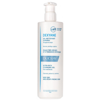 Dexyane Gel Nettoyant Surgras 400ml Ducray
