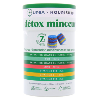 Gummies 7 en 1 Détox Minceur x30 UPSA x Nourished