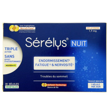 Sérélys Nuit x30 gélules végétales