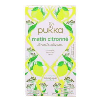 Infusion Matin Citronné Bio x20 sachets Pukka