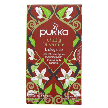 Infusion Chaï à la Vanille Bio x20 sachets Pukka