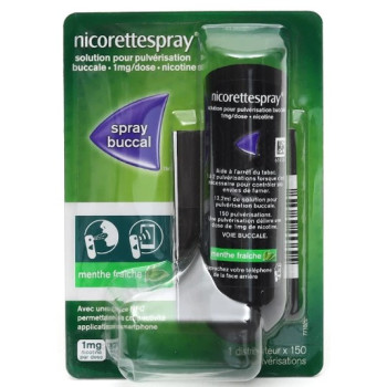 Nicorette spray avec puce x1 Menthe Fraîche