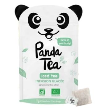 Infusion Glacée Iced Tea Menthe Citron Bio x28 sachets Panda Tea