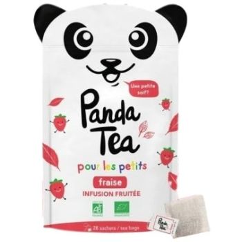Infusion Enfants Fraise Bio x28 sachets Panda Tea