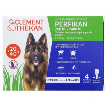 Perfikan Grands Chiens 268mg/2400mg x4 pipettes Clément Thékan