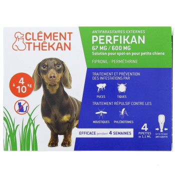 Perfikan Petits Chiens 67mg/600mg x4 pipettes Clément Thékan