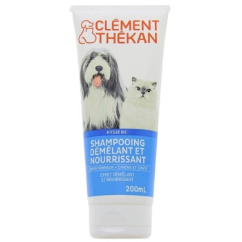 Shampooing démêlant et Nourrissant Chiens & Chats 200ml Clément Thékan
