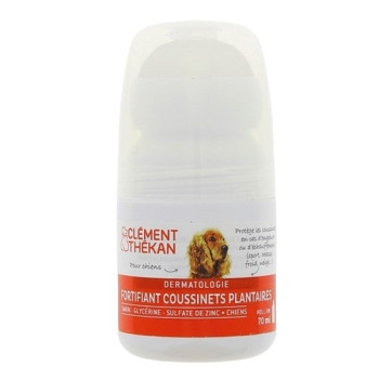Fortifiant Coussinets Plantaires Chiens Roll-on 70ml Clément Thékan