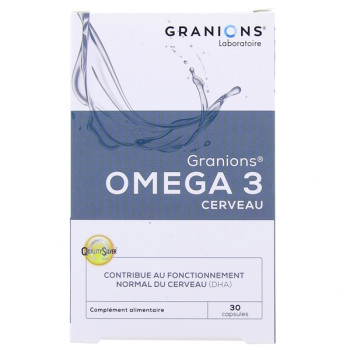Granions Oméga 3 Cerveau x30 capsules