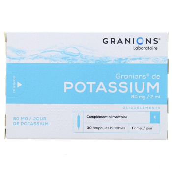 Granions de Potassium x30 ampoules