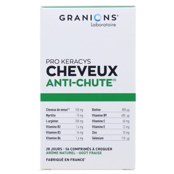 Pro Keracys Cheveux Anti-chute x56cpr à croquer Granions