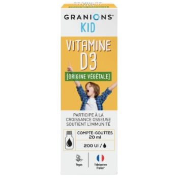 Granions Kid Vitamine D3 200 UI Gouttes 20ml