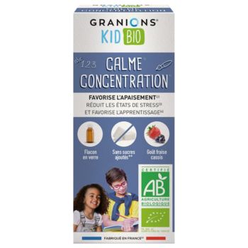 Granions Kid Bio Calme et Concentration Sirop 125ml