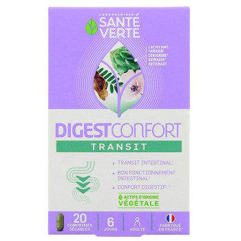 DigestConfort Transit x20cpr sécables Santé Verte