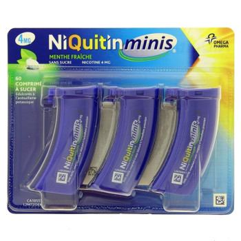 Niquitin Minis Menthe fraiche 4mg x60cpr