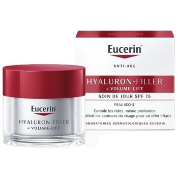 Hyaluron-Filler + Volume Lift Soin de Jour Peau Sèche SPF15 50ml Eucerin