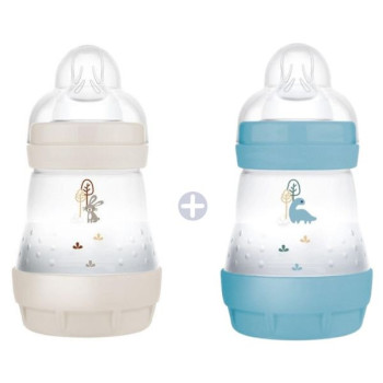 Easy Start Biberons Anti-Colique Débit Lent Océan/Sable 2x160ml MAM