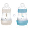 Easy Start Biberons Anti-Colique Débit Lent Océan/Sable 2x160ml MAM