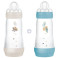 Easy Start Biberons Anti-Colique Débit Rapide Océan/Sable 2x320ml MAM