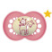 Sucettes Original Silicone 18+Mois x2 jour + 1 nuit Roses MAM