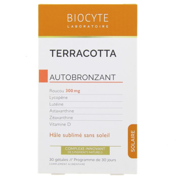 Biocyte Terracotta Autobronzant x30 gélules