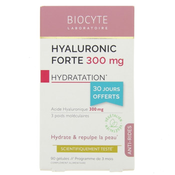 Biocyte Hyaluronic Forte 300mg Hydratation x90 gélules