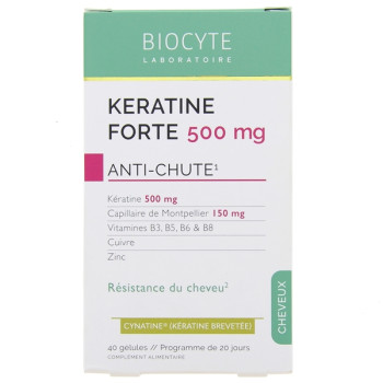Biocyte Keratine Forte 500mg Anti-chute x40 gélules