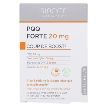 Biocyte PQQ Forte 20mg Coup de Boost x10 gélules