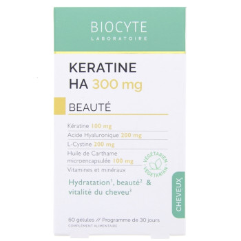 Biocyte Keratine HA 300mg Beauté x60 gélules
