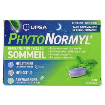 PhytoNormyl Régulateur du Cycle du Sommeil x30cpr UPSA