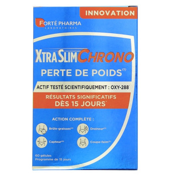 XtraSlim Chrono Perte de Poids x60 gélules Forté Pharma