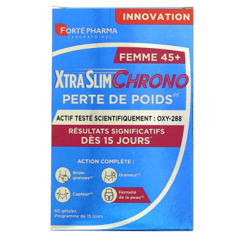 XtraSlim Chrono Femme 45+ Perte de Poids x60 gélules Forté Pharma
