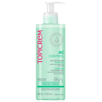 AC Gel Nettoyant Purifiant 400ml Topicrem