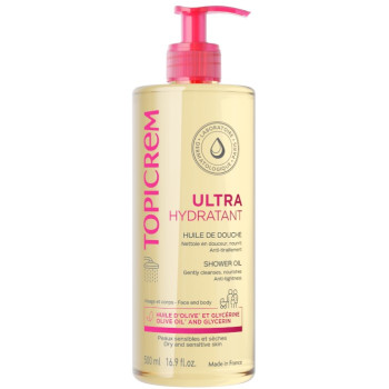 Ultra Hydratant Huile De Douche 500ml Topicrem
