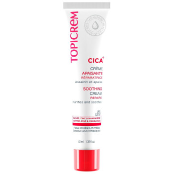 CICA+ Crème Apaisante Réparatrice 40ml Topicrem