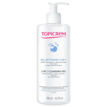 Baby Gel Nettoyant 2en1 500ml Topicrem