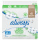 Always serviettes Cotton Protection Night x8