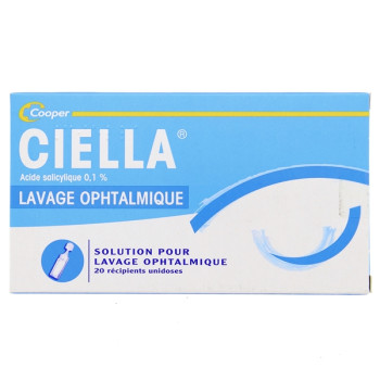 Ciella 0,1% Lavage ophtalmique x20 unidoses Cooper