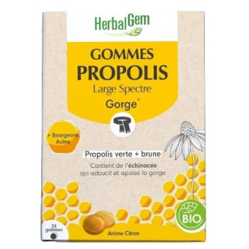 Propolis Large Spectre Gommes Bio x24 Herbalgem