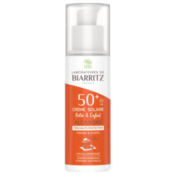 Alga Maris Crème Solaire Bébé & Enfant SPF50+ Bio 50ml LdBiarritz
