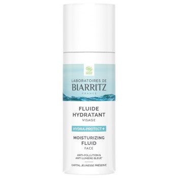 Hydra-protect+ Fluide Hydratant Visage Bio 50ml LdBiarritz