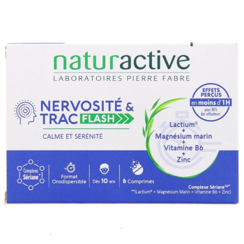Nervosité & Trac Flash x6cpr orodispersibles Naturactive