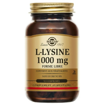 L-Lysine 1000mg x50cpr Solgar
