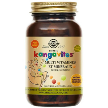 Kangavites Enfants Arôme Tropical x60cpr à croquer Solgar