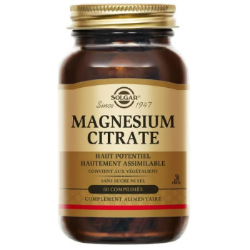 Magnésium Citrate x60cpr Solgar