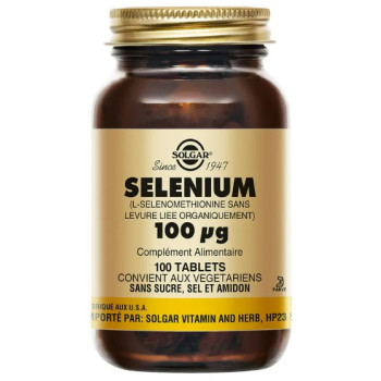 Sélénium 100 µg x100cpr Solgar