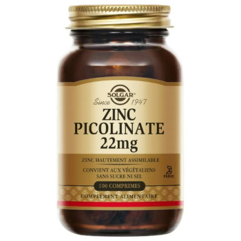 Zinc Picolinate 22mg x100cpr Solgar